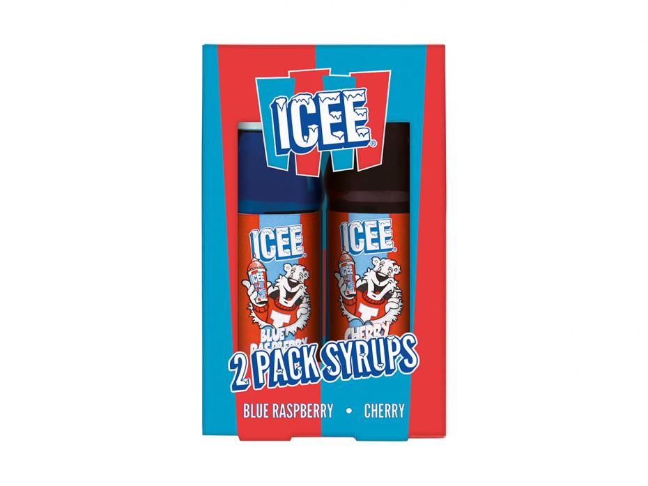 ICEE Blue Raspberry & Red Cherry Syrups Twin Pack